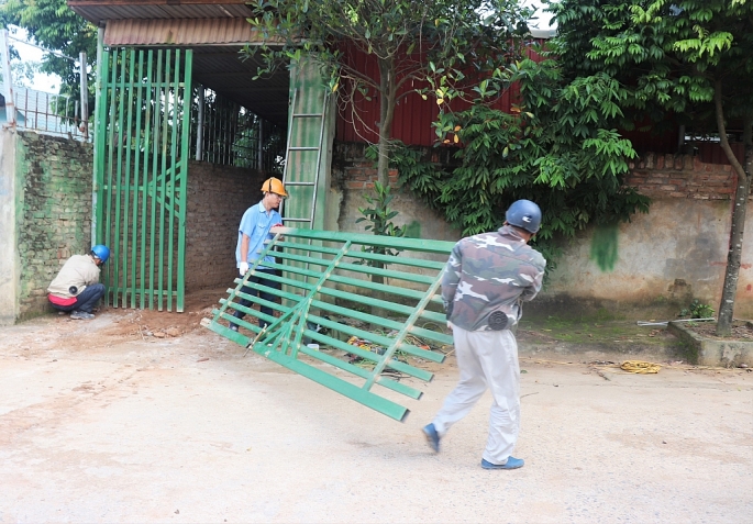 Bảo vệ thi công Dự án đường qua khu trường THPT chuyên Vĩnh Phúc