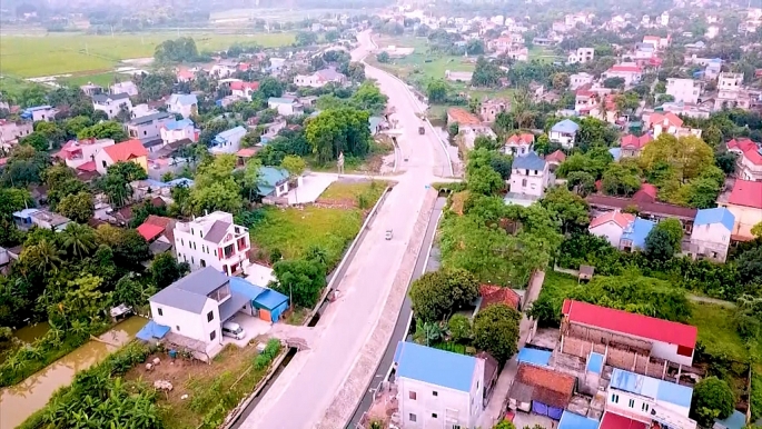 Hà Nội phê duyệt chỉ giới tuyến đường 6 làn xe tại huyện Ứng Hòa. Ảnh: Thiện Tâm