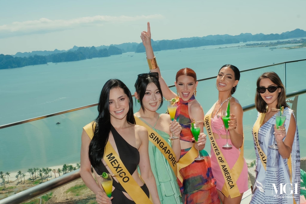 Thí sinh Miss grand International diện đồ nổi bật ở Hạ Long