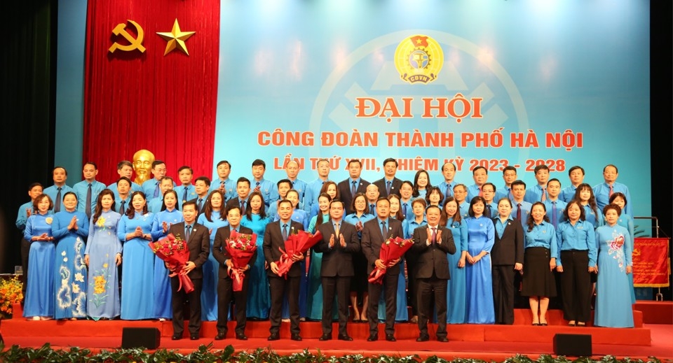 Ông Phạm Quang Thanh tái đắc cử chức Chủ tịch LĐLĐ TP Hà Nội khoá XVII