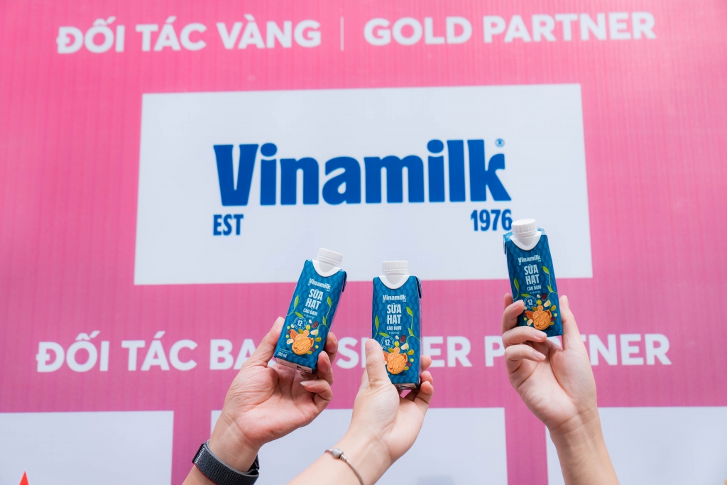 Sữa hạt Cao đạm Vinamilk có trong race-kit của 11.000 runner.