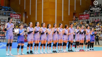 Đội tuyển bóng chuyền nữ Việt Nam giành vé bán kết AVC Nations Cup 2025