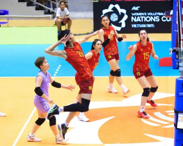 Bóng chuyền nữ Việt Nam toàn thắng vòng bảng AVC Nations Cup 2025