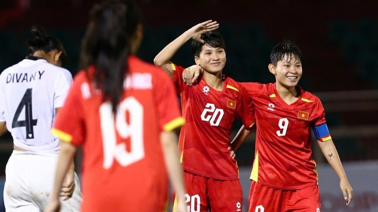 Thắng đậm Indonesia, Việt Nam tái ngộ Thái Lan ở chung kết U19 nữ Đông Nam Á 2025