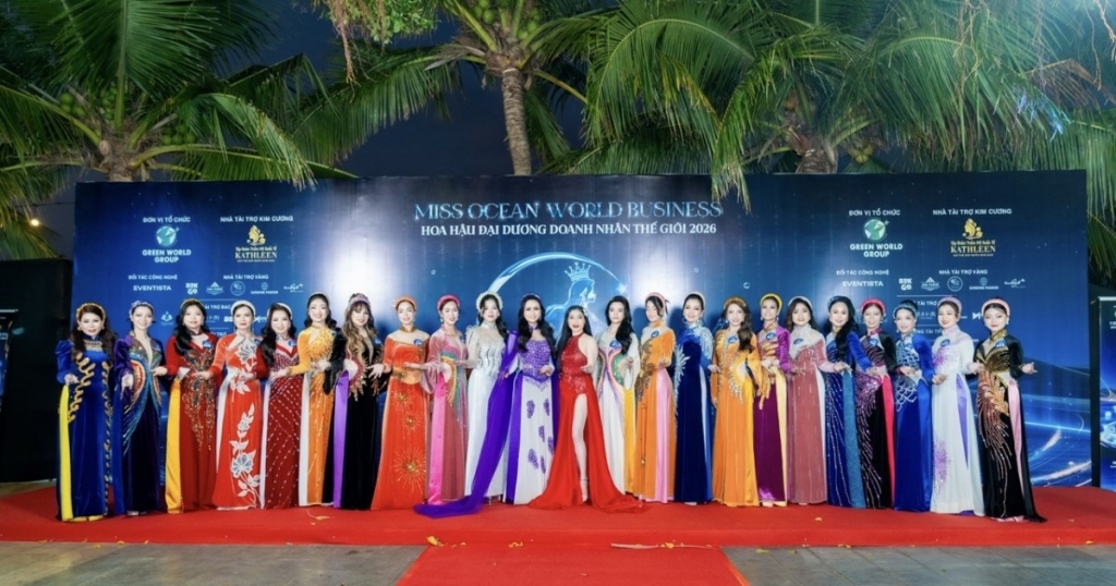 Người đẹp nào sẽ đăng quang Hoa hậu Đại dương Doanh nhân Thế giới 2026?
